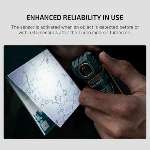 OLIGHT Perun 3 Rechargeable Headlamp Flashlight, 3000 Lumens LED Headlight with Red Light, Waterproof Head Lamp with Headband for Outdoor Camping, Hiking, Working (Dream Blue) - color: Dream Blue