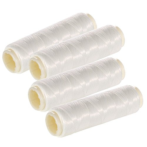 Lixada 4Pcs High Tensile Elastic Bait Thread Sea Fishing Line - size: 5