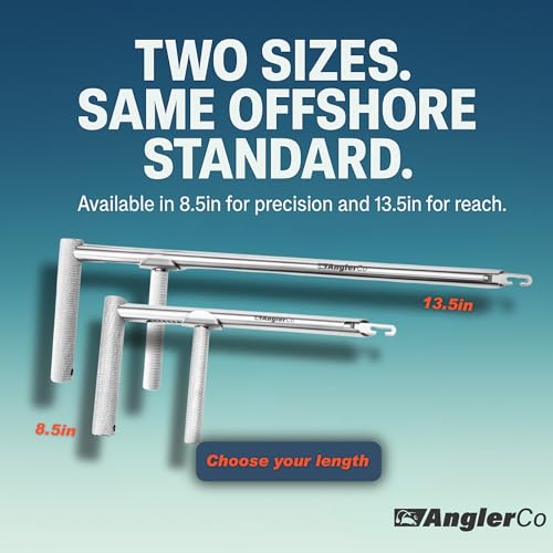 Classic Dehooker – 13.5" Stainless Steel Fish Hook Remover Tool for Saltwater & Freshwater – Heavy-Duty Fishing Extractor with Non-Slip Grip