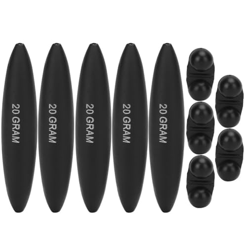 5Pcs Fishing Floats EVA Fishing Floats Slip Bobbers for Outdoors Rig Fishing Terminal Tackle Accessories