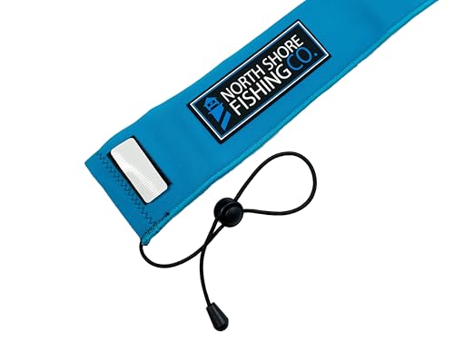 Premium Neoprene Fishing Rod Sleeve – Floating, Puncture Resistant, Labeled Protective Sock for Casting, Spinning, Trolling Fishing Rods - color: Blue, size: 60", style: Casting/Trolling
