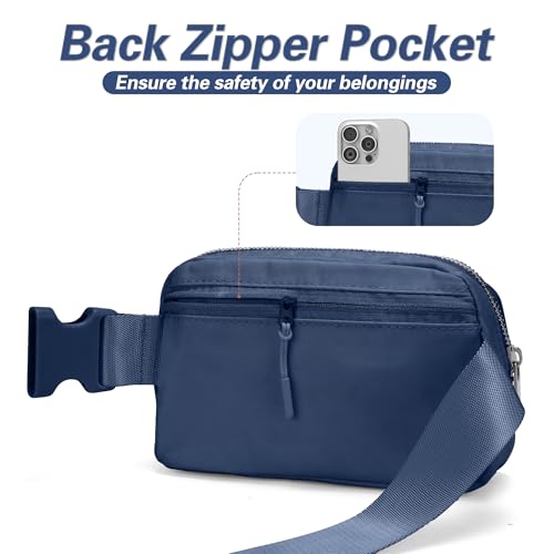 JSJ Mini Fanny Pack for Women & Men,Valentines Day Gifts for Girls Teens Kids Daughter Sister Her,Trendy Stuff Crossbody Bags Cute Everywhere Belt Bags. (Blue) - color: Blue