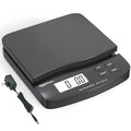 Amazon Basics Digital Postal Shipping Scale with Tare Function, AC Adapter, 65 lb Capacity, 0.1 oz Readability, LCD Display, Black - size: 65 pound