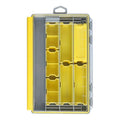 OROOTL Waterproof Fishing Tackle Box Organizer Versatile Storage Organizer Box with Adjustable Dividers Transparent Tackle Boxes Saltwater Freshwater Fly Fishing Accessories Gift for Men - style: XC-49 (14.17"x8.9"x1.89")-1pcs