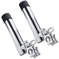 SHENGHUISS Fishing Rod Holder for Boat,360 Degree Stainless Steel Adjustable Fishing Pole Holder,Marine Grade Deck Mount/Rail Mount Rod Holder for Fishing Boat - style: 25-30mm Tube Clamp