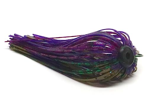 Harmony Fishing – Quick Change Umbrella Skirts for Fishing Jigs, Spinnerbaits, Buzzbaits, Lures, Baits (10 Pack) - color: Junebug