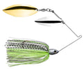 Strike King Tour Grade Spinnerbait Fishing Lure, Weight Forward Design, 3D Eyes, Hand-Tied Skirt - color: Spot Remover, size: 3/8 oz