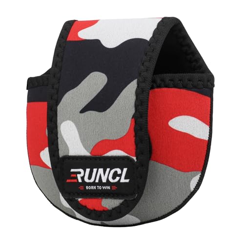 RUNCL Baitcasting Reel Bag – Protective Storage Pouch for Baitcasting Reels & Spinning Reels, Lightweight & Durable, Ideal for Freshwater & Saltwater Fishing Trips (Camouflage) - color: B-Camouflage