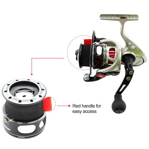 4PCS Spinning Fishing Reel Spool Protection Tape Covers Prevent Line Loosening and Tangling Medium Size for 2500-4000 Models with Handle