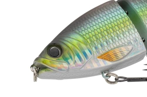 Nage Jointed Swimbait 4.75"- 7/8oz - color: Alewife