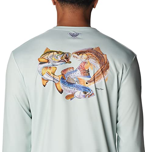 Columbia Terminal Tackle PFG™ Carey Chen Long Sleeve - color: Green, size: XX-Large