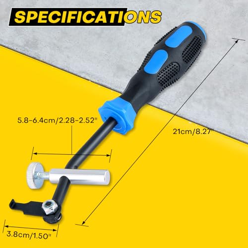 58430 Shaft Type Seal Puller | Universal Seal Puller, Camshaft & Crankshaft Oil Seal Removal Tool, Seal Puller Tool, Blind Seal Extractor for Automotive and Motorcycle Engine Repair