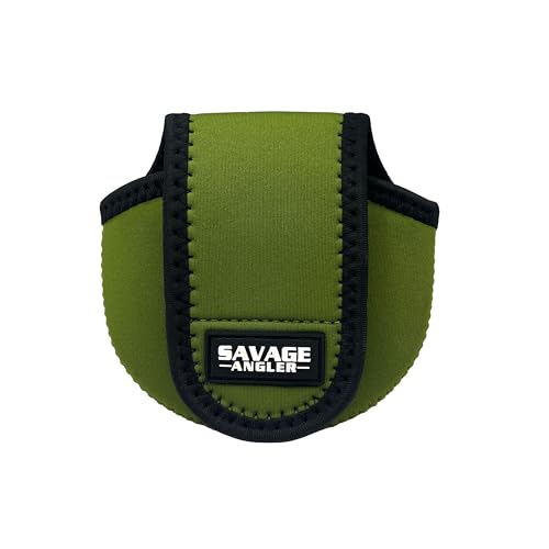 Neoprene Baitcast Reel Cover, Fishing Reel Protector, Fishing Reel Cover, Baitcaster Case, Low Profile Baitcaster Case, Casting Reel Covers, 50 100 200 Series Baistcasters (1, Green) - color: Green