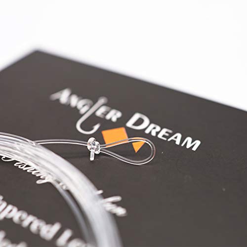 8 Pack Welded Tapered Leader Fly Fishing Leader with Loop 9ft 0/1/2/3/4/5/6/7X Nylon Fly Leader … - color: Fly Leader & strong loop, size: 2x