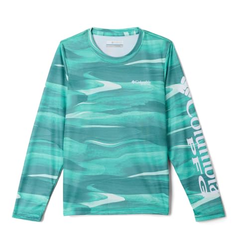 Columbia Super Terminal Tackle Long Sleeve - color: Glaze Green Obsidian, size: XX-Small