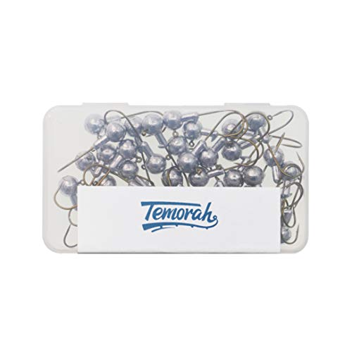 Unpainted Jig Heads,Ball Heads with Bronze Hook - size: 1/4 OZ 40 PCS