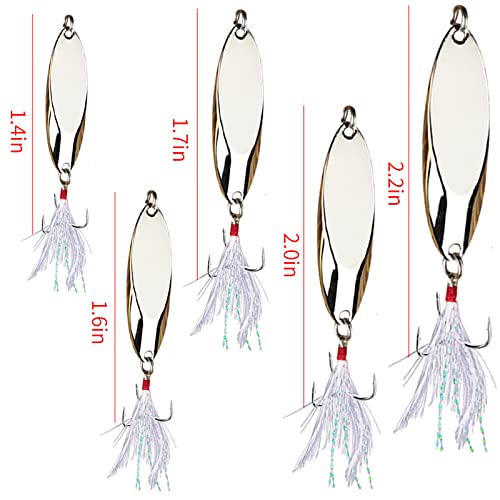 Fishing Lures Fishing Spoons - color: Sliver
