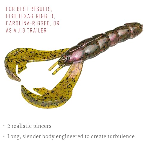 Strike King Rage Tail Craw - color: Watermelon Meat, size: 0.145 inch