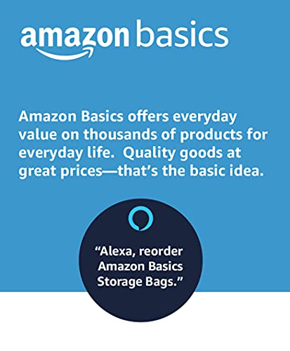 Amazon Basics Reclosable Food Storage Snack Bags,300 Count (Pack of 2) - size: Rectangle (300 Count) (Pack of 2)