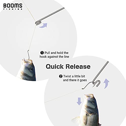 Booms Fishing R08 Fishing Hook Remover Tools Saltwater Dehooker Shark Hook Remover 10 inches - color: Blue