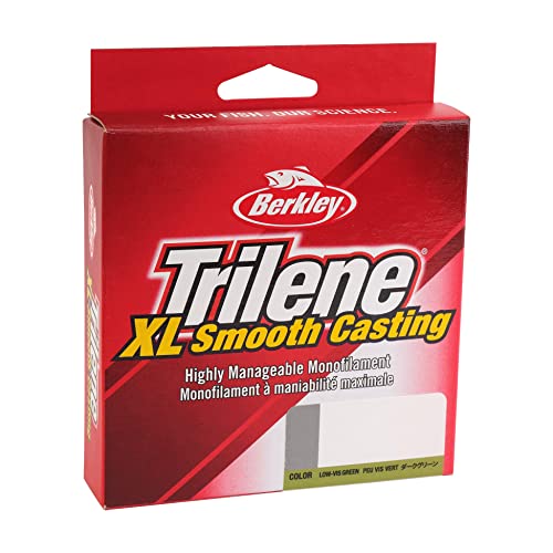 Berkley Trilene XL Monofilament Fishing Line - color: Low-Vis Green, size: 300yd, style: 4lb Test