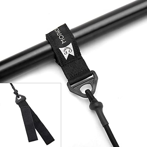 Kayak Paddle Leash, Paddle Leash Lightweight Coiled Kayak Rod Leashes for SUP Kayaking Canoing Fishing Boating - color: Black -1 Pack