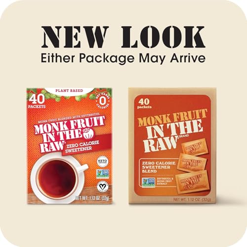 Monk Fruit In The Raw, Sweetener Packets, 40 Ct - size: 40 Count (Pack of 1)