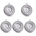 Disc Sinkers Fishing Weights, Coin Sinkers Weights Saltwater Surf Fishing Weights Catfishing Gear Tackle 8oz 6oz 5oz 4oz 3oz 2oz 1oz - style: 6oz-5pack