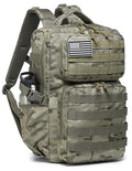 Wotony Military Tactical Backpack for Men Waterproof Daypack 3 Day Assault Pack Molle Bag with Water Bottle Holder - color: Cp, size: 25L
