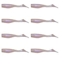 Fishing Lures for Speckled Trout, Redfish, Bass - Louisiana Paddle Tail Swimbaits for Freshwater and Saltwater - color: Ultra Violet