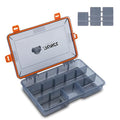 RUNCL Fishing Tackle Box, Waterproof Airtight Stowaway, 3600/3700 Tray Tackle Box with Adjustable Dividers, Plastic Storage Organizer(4pcs 3600) - color: 4pcs 3600