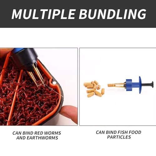 Skin Tag Rubber Band 2X Pellet Bander Tool Set Micro Bait Bands for Fishing Terminal Tackle with 100 Bands, Match Coarse Fishing Accessories Kit