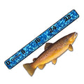 USATuff SeaDek EVA Foam Fish Measuring Ruler for Boat, Fishing, Kayak | Adhesive Backing Peel & Stick - 36" Aqua Camo-Black - color: Aqua Camo-Black, style: 36 inch