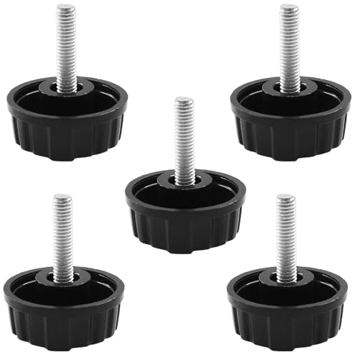 5Pcs Universal Fishing Reel Handle Screw Caps, Fishing Reel Replacement Parts for Spinning Reel Knob Crank Power Handle Grip