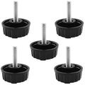 5Pcs Universal Fishing Reel Handle Screw Caps, Fishing Reel Replacement Parts for Spinning Reel Knob Crank Power Handle Grip