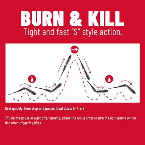 Berkley PowerBait Nessie Fishing Soft Bait - color: Raw, size: 5in - 2/5 oz
