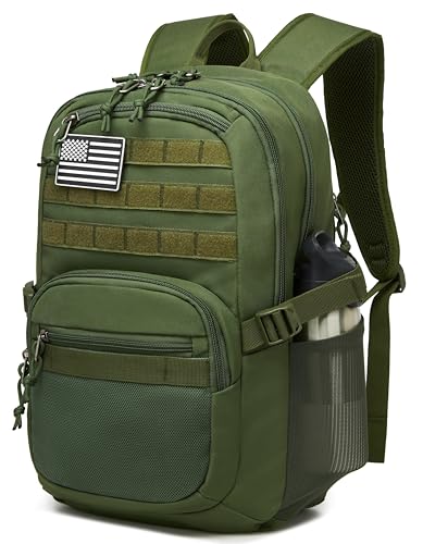 Wotony Military Tactical Backpack for Men Army 3 Days Assault Pack Bag with Molle System for Outdoor Adventures (Military green-N, 40L) - color: Military Green-n, size: 40L