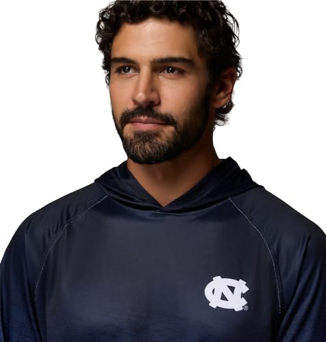 Columbia Men's Collegiate Super Terminal Tackle Hoodie - color: Nc - Collegiate Navy/White Cap, size: Medium