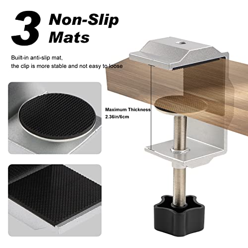 Fishing Portable Table Mount Line Spooler for Fising Spinning and Baitcasting Reels Adding Line，Fishing Line Spool Holder with Calmp and Tensioner -Winder & Spooling Accessories-A