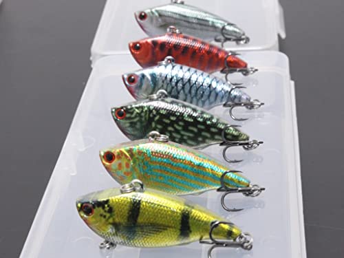 Minnow Crankbait for Bass Fishing Bass Lure Jerkbait Fishing Lures and Tackle Box - color: HL540KB