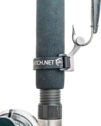 KATCH Hook Keeper for Fishing Rod: Regular & Mini Sizes - Secure Lure & Accessory Holder (White, Regular) - color: White