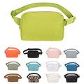 VOROLO Fanny Pack For Women And Men Crossbody Bag Belt Bag Grass Green | Adjustable Strap Graduation Gifts Lightweight Travel Running - color: Grass Green