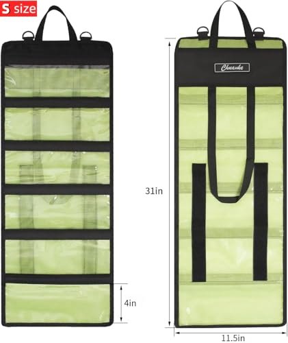 Lure Bag 6 Pocket PVC Protective Cover Durable Fishing Bag Trolling Lure Tackle Box - size: Small
