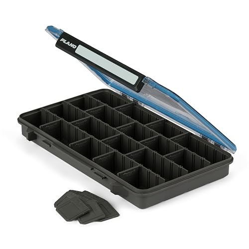 Plano StowAway 3700 Waterproof Stow Tackle Box, IPX7 Waterproof, with Rustricor, Single Latch Design, Transparent DuraView Lid, Stackable Storage for Fishing Bait, Lures and Gear - size: 3700, style: Regular - New Model