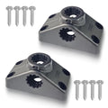#2001 Deck Mounting Bracket, Rod Holder Base for Kayaks & Boats, Vertical/Horizontal Mount