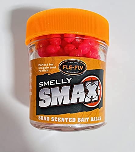 Smell Smax Scented Bait Balls/Eggs for Trout, Panfish, Salmon and More - color: Pink