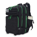 Lovelinks21 25L Tactical Military Backpack Small Travel Rucksack for Men and Women Assault Pack Bug Out Bag Molle Daypack Gym Backpack with Bottle Holder (Black Neon Green) - color: Black Neon Green