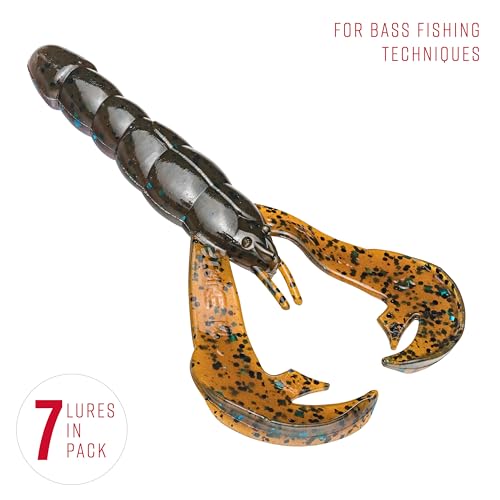 Strike King Rage Tail Craw - color: Plum Crazy, size: 0.145 inch