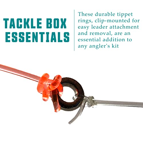 Nirvana Premium Fly Fishing Tippet Rings - 25 Rings on a Clip - Made in Japan - style: 2.5mm