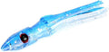 SquidNation Slammer Rubber Bullets Lures 10 Pack 3.50" for Sm & M Ballyhoo Tuna Lures by Squid Nation - color: Blue/Crystal